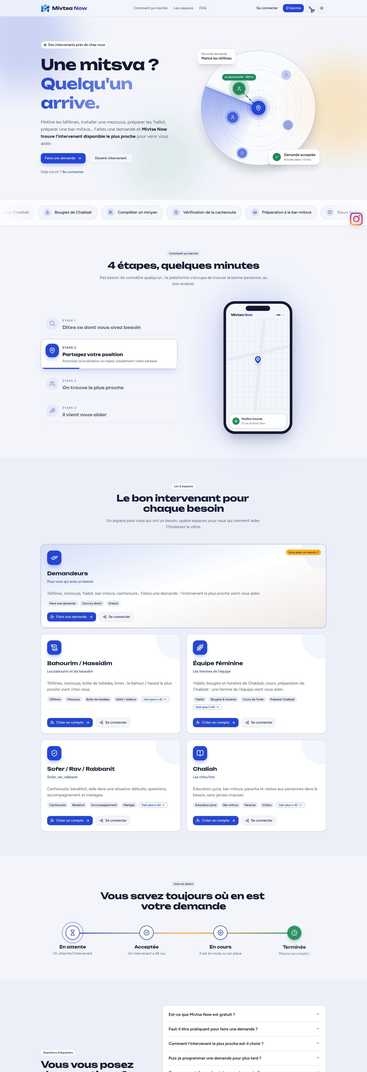 Aperçu du site MivtsaNow